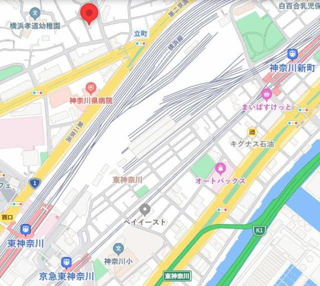 シーリン横浜の地図