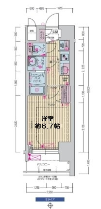 【間取り】 | プレサンス谷町九丁目ディセオ