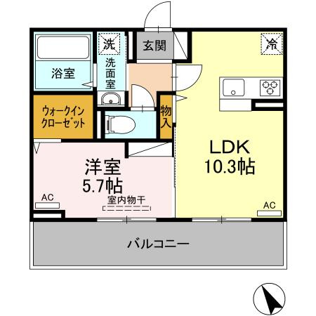 コンフィデンスS.Sの間取り