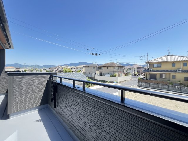 桜井市大福　全４棟のバルコニー|陽当たり良好なバルコニーです