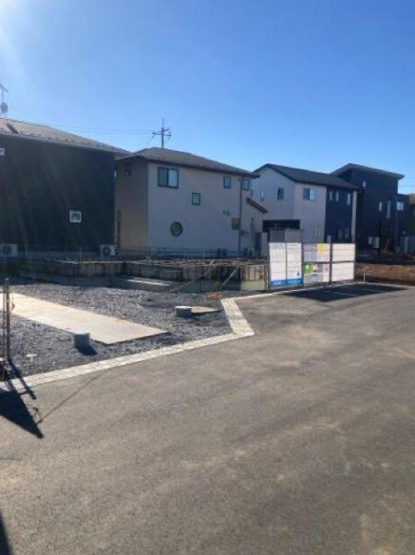 【前面道路含む現地写真】 | かすみがうら市下稲吉2期　新築戸建　6号棟