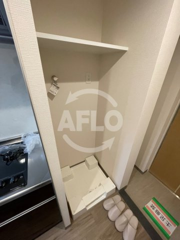 ソフィア阿倍野の収納|ソフィア阿倍野　室内洗濯機置き場