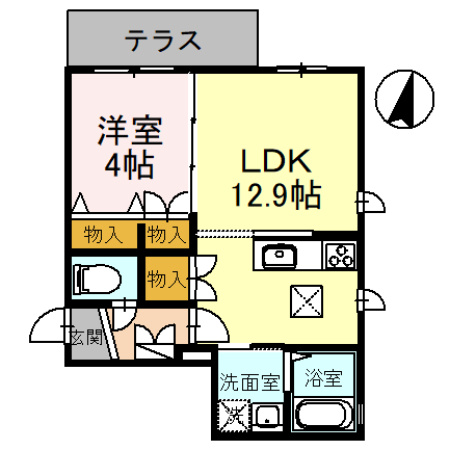 LOOP RECIDENCEの間取り
