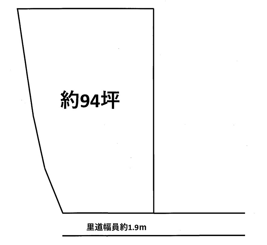 魚住町金ヶ崎売り土地の土地図