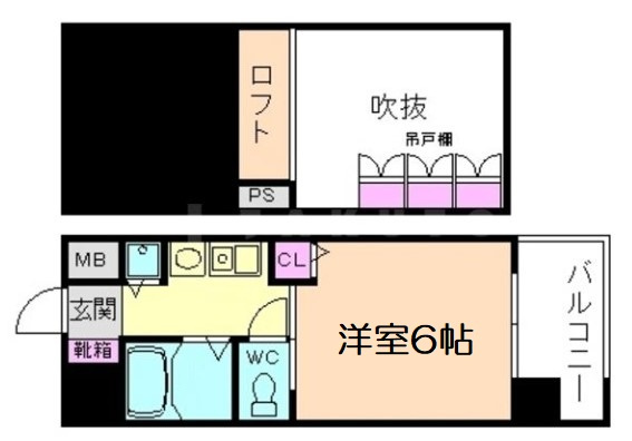 【間取り】 | エステムコート梅田東アクアパレス