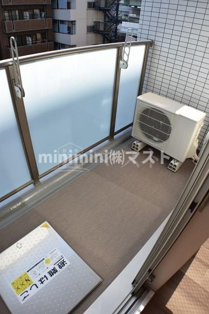 プレサンス京町堀ノースのバルコニー