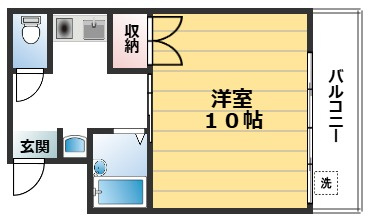 メゾンドゼフィールの間取り