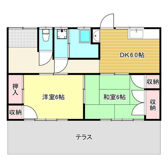 ウエストビレッジの間取り
