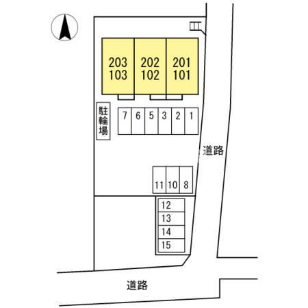 ルミエール増田のエントランス