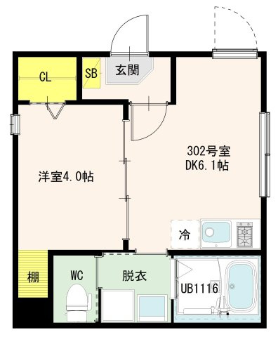 【間取り】 | 千住緑町三丁目2A