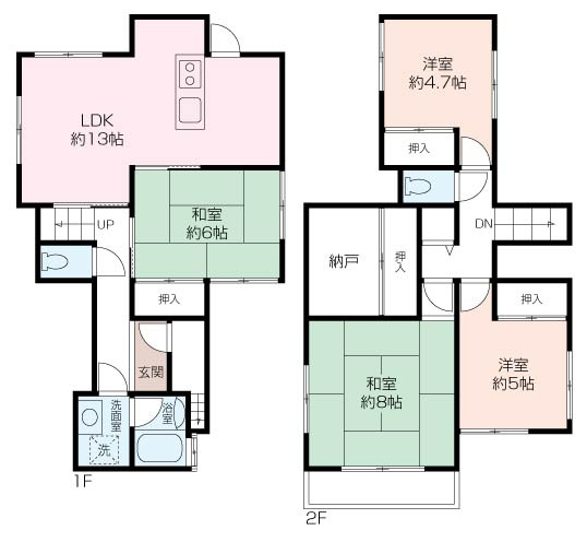 【駅まで歩いて4分・海を眺める】長沢1丁目中古戸建の画像