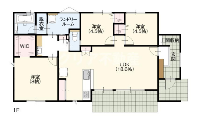 【間取り】 | 安中市原市　平屋住宅　Z空調搭載