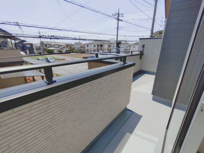 【バルコニー】 | 川越市藤原町　新築戸建て　全5棟