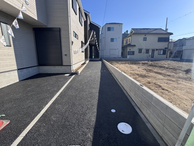 葛飾区水元４丁目新築戸建【水元小学校：5分】の駐車場|6号棟駐車スペース