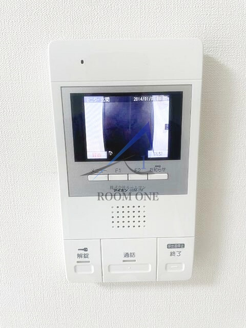 Glanz亀有の設備|モニター付きインターホンです。
