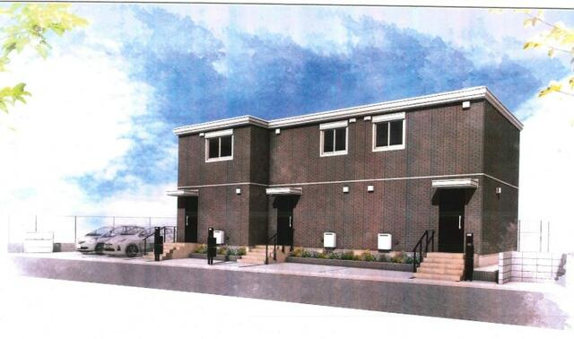 川崎市麻生区上麻生６丁目のテラスの外観パース