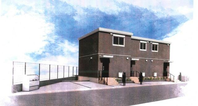 川崎市麻生区上麻生６丁目のテラスの外観パース