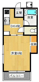 ハイツ富士見台の間取り