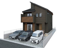 【仲介手数料無料】所沢市小手指元町３丁目　全１棟　新築住宅なら西武ハウジングの外観パース