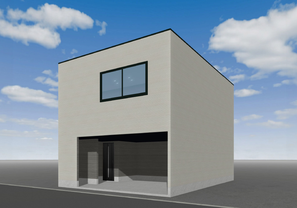 仮）八女　戸建て　ガレージ付き　賃貸住宅