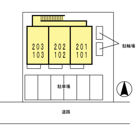 シンシアの区画図