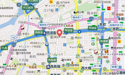 【地図】 | ララプレイス阿波座駅前フェリオ