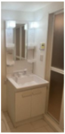 上野松が谷レジデンスの独立洗面台