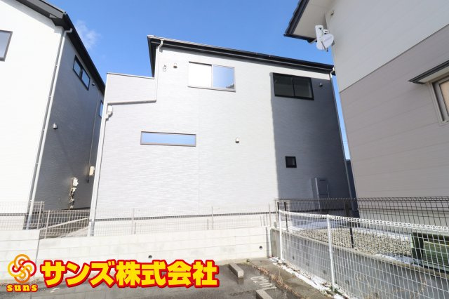 郡山市八山田6丁目　　  ２号棟　　　行徳小学校、行健中学区　の外観|南側から見た外観