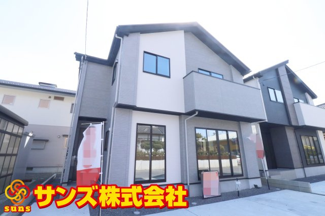 郡山市八山田6丁目　　  ２号棟　　　行徳小学校、行健中学区　の外観|北東側から見た外観