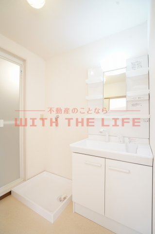 ハイツ櫛原プラスワン【キャンペーン対象物件】の洗面所|コンパクトで使いやすい洗面所