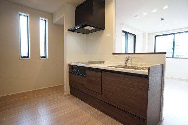 グランシエルのキッチン|カウンターキッチンでコミュニケーションも広がる♪