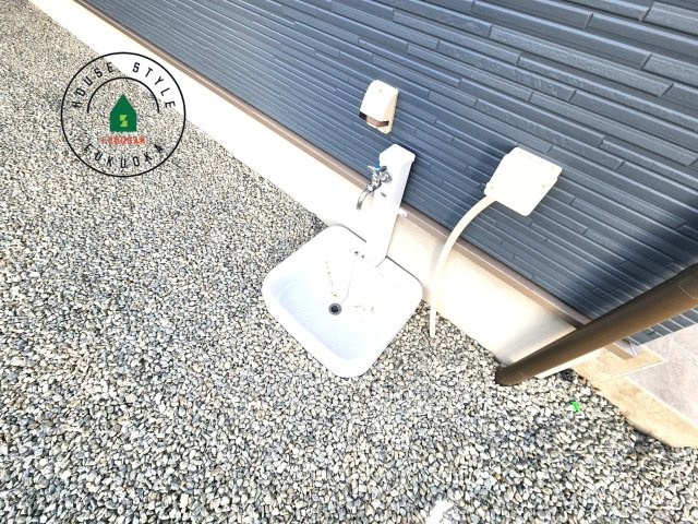 糟屋郡粕屋町甲仲原2丁目第3-1棟（1号棟）の外観：施工例|将来的にウッドデッキなど施工して、素敵なバルコニースペースを活用できます。