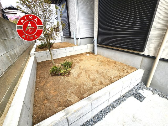 太宰府市朱雀4丁目第4-2棟（2号棟）　の庭|お庭で自由な時間を過ごせます。