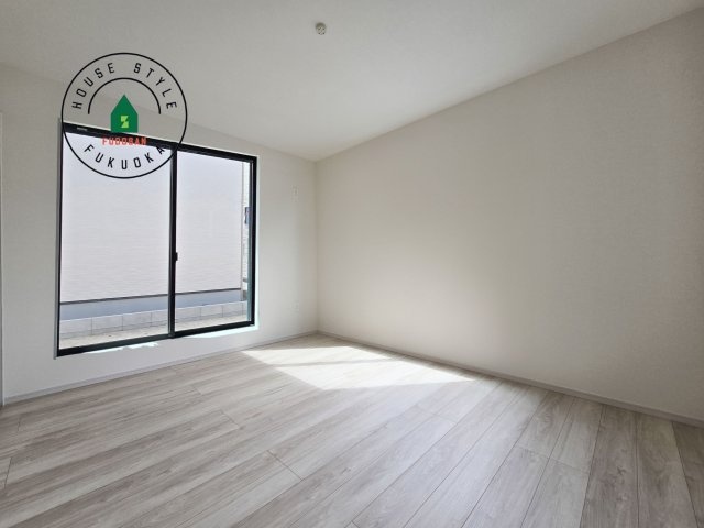 福岡市西区姪の浜1丁目第1-2棟（2号棟）　の内観：施工例|将来的に、琉球畳を引きまして和室風にすることも可能です。