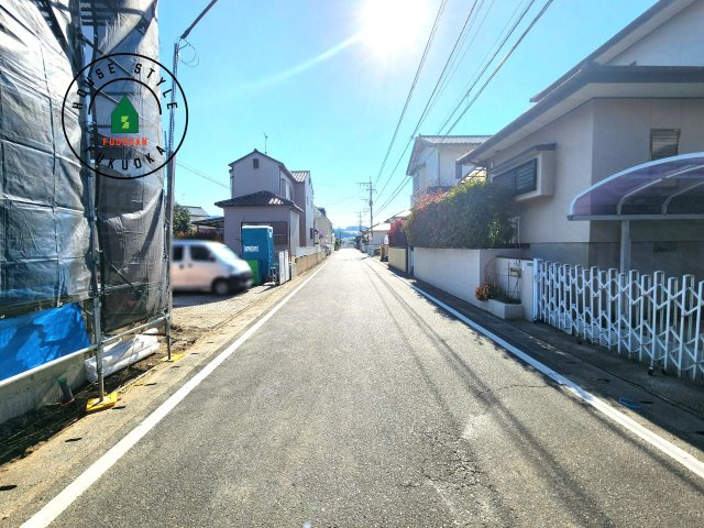 糟屋郡志免町田富4丁目第6-1棟（1号棟）の前面道路含む現地写真|前面道路です。