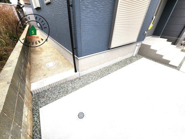 福岡市城南区七隈2丁目第6-2棟（1号棟）の庭|お庭で自由な時間を過ごせます。