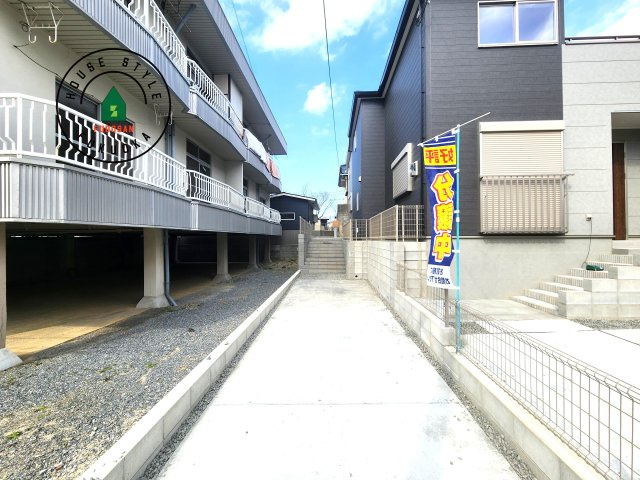 福岡市南区長住5丁目第8-3棟（2号棟）の外観|デザイン性のある外観です。