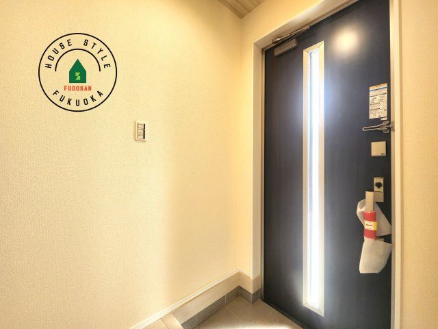 福岡市南区長住5丁目第8-3棟（3号棟）の内観：施工例|二重ロックでしっかり防犯対策ができます。