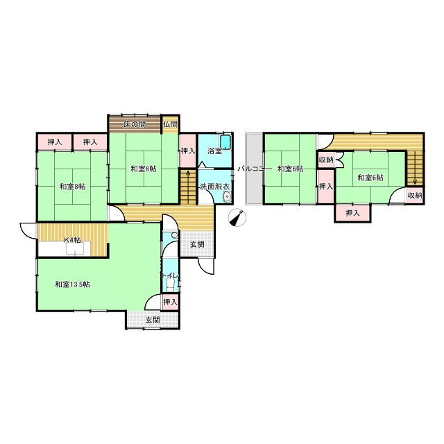 【店舗付】東茨城郡大洗町中古物件の間取り