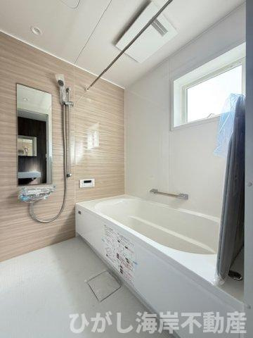 藤沢市大庭   新築戸建   全2棟の浴室|1坪タイプ　ユニットバス