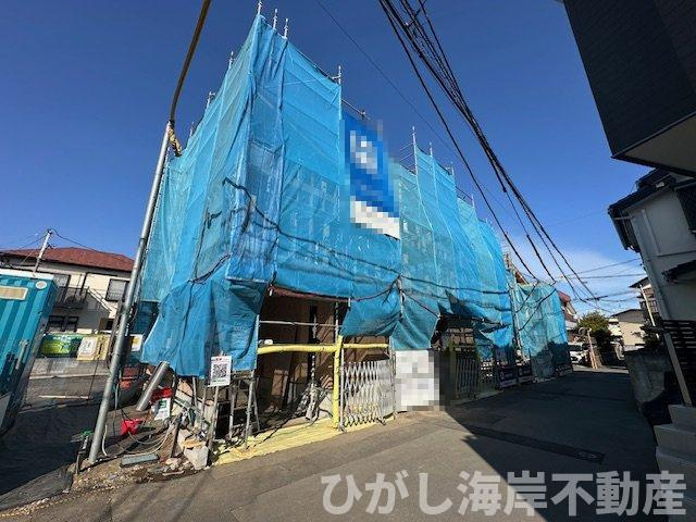 藤沢市羽鳥3丁目　新築戸建　全6棟の外観|1月31日撮影　建築中　現地外観