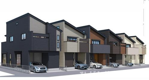 藤沢市羽鳥3丁目　新築戸建　全6棟の外観|イメージパスですので実際のものと多少異なります　

