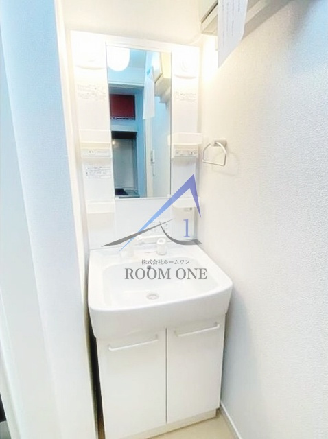 メルベーユみかどの洗面所|洗面台です。