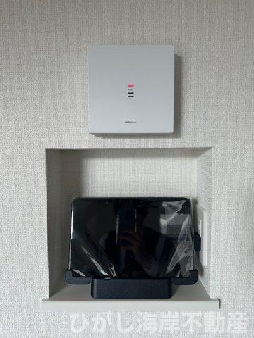 平塚市夕陽ケ丘　新築戸建　全２棟のセキュリティ|TVモニター付きインターフォン