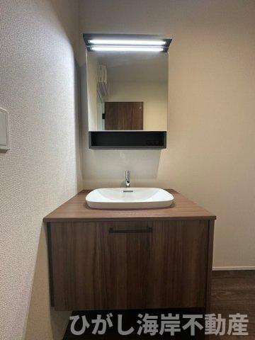 平塚市夕陽ケ丘　新築戸建　全２棟の独立洗面台|洗面化粧台