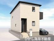 平塚市夕陽ケ丘　新築戸建　全２棟の外観パース|２号棟イメージパスですので実際のものと多少異なります