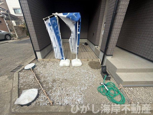 平塚市袖ヶ浜　新築戸建の駐車場|駐車スペース