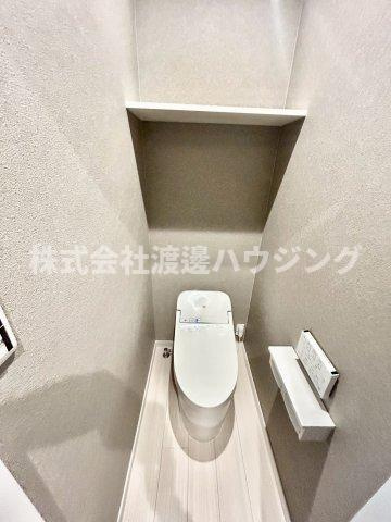 四條畷市岡山４丁目一戸建のトイレ|1.2階共にトイレ有