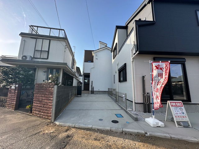 茅ヶ崎市松が丘２丁目　新築戸建　全３棟の外観|現地外観