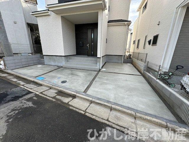 茅ヶ崎市赤羽根　新築戸建の駐車場|駐車スペース